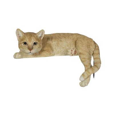 Woobia Lying Dark Biscuit Cat X X Doll Figure Ornament Animal Garden Decoration Cat 33.5 21.7 15.5cm H16625-5-1