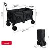 Foldable Aluminum Camping Cart: Large Capacity Outdoor Trailer for Street Vendors and Home Use