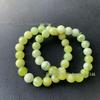 Natural Xiuyan Jade Bracelet - Green-Blue Hues, Grape Milk Cap, Becomes Greener and More Translucent with Wear, High Quality, In Stock.