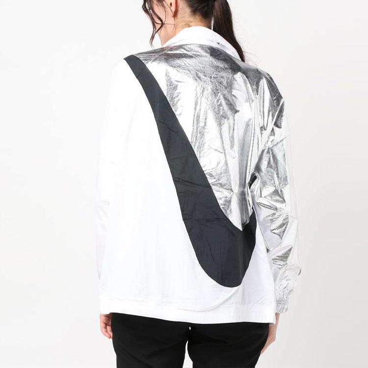 Nike Swoosh Woven CB Patchwork Jacket Women Jacket Multicolor White CQ8023-101