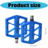 Seal Bearings Bicycles Platform Pedals Replacement Nylon Fiber Bicycles Flat Pedals Wide Flat Cycling Pedals Enduring