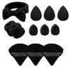 12/15Pcs Cosmetic Puff Makeup Sponge Blender Beauty Egg Foundation Sponges Puff Wash Face Headband Wristband Make Up Accessories