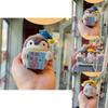 Penguin Soft Toy Keychain With Hat And Notebook Decoration For Backpack Accessories