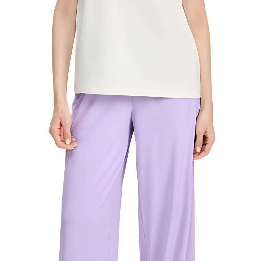 Skechers Loose Soft Comfortable Sports Wide Leg Casual Pants Women bottoms Lavender L225W130-00KC
