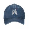 Depeches Coole Modische Baseballkappen Retro Verwaschener Denim Snapback Hut Unisex Damen Outdoor Laufen Golf Verstellbare Kappen Mütze