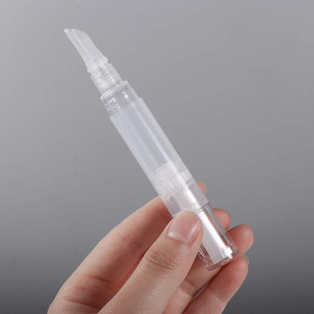 Transparent Twist Pen Travel Cosmetic Container Empty Nail Oil Pen Rotating Repacking Vacuum Pen