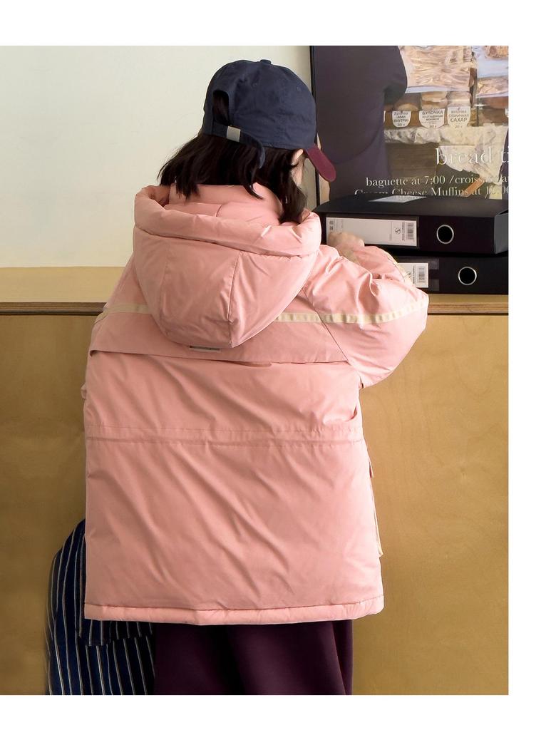 Girls' Winter Down Jacket: Mid-Length, Thickened, 90% Down, Suitable for Medium and Large Sizes - Style 2025.