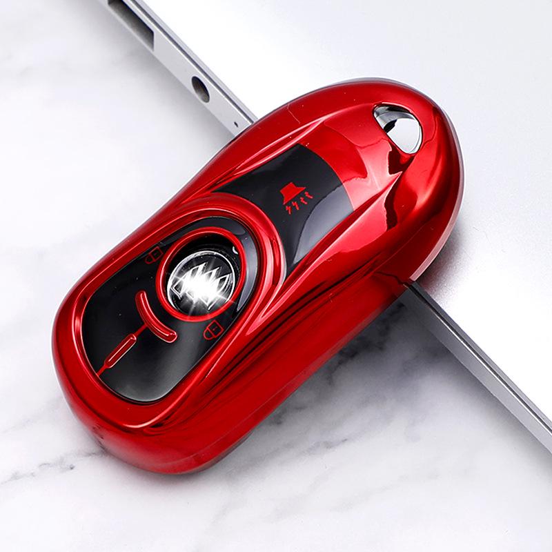 TPU Key Case for Buick New Envision, Regal, LaCrosse, GL6 - Durable Key Protection Shell Set