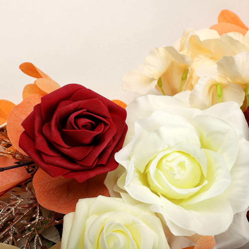 Wedding Decoration Arch Flower Welcome Water Sign Flower Artificial Flowers Swag