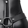 Herren Chelsea Stiefeletten Casual Lederschuhe Western Cowboystiefel Schwarz Braun Reißverschluss Hochzeit Büro Abendschuhe Herren Motorradstiefel