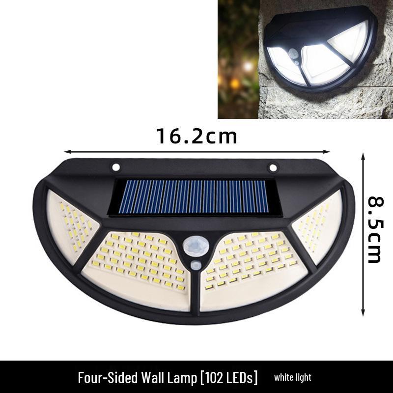 Solar Waterproof Outdoor Wall Light with Motion Sensor