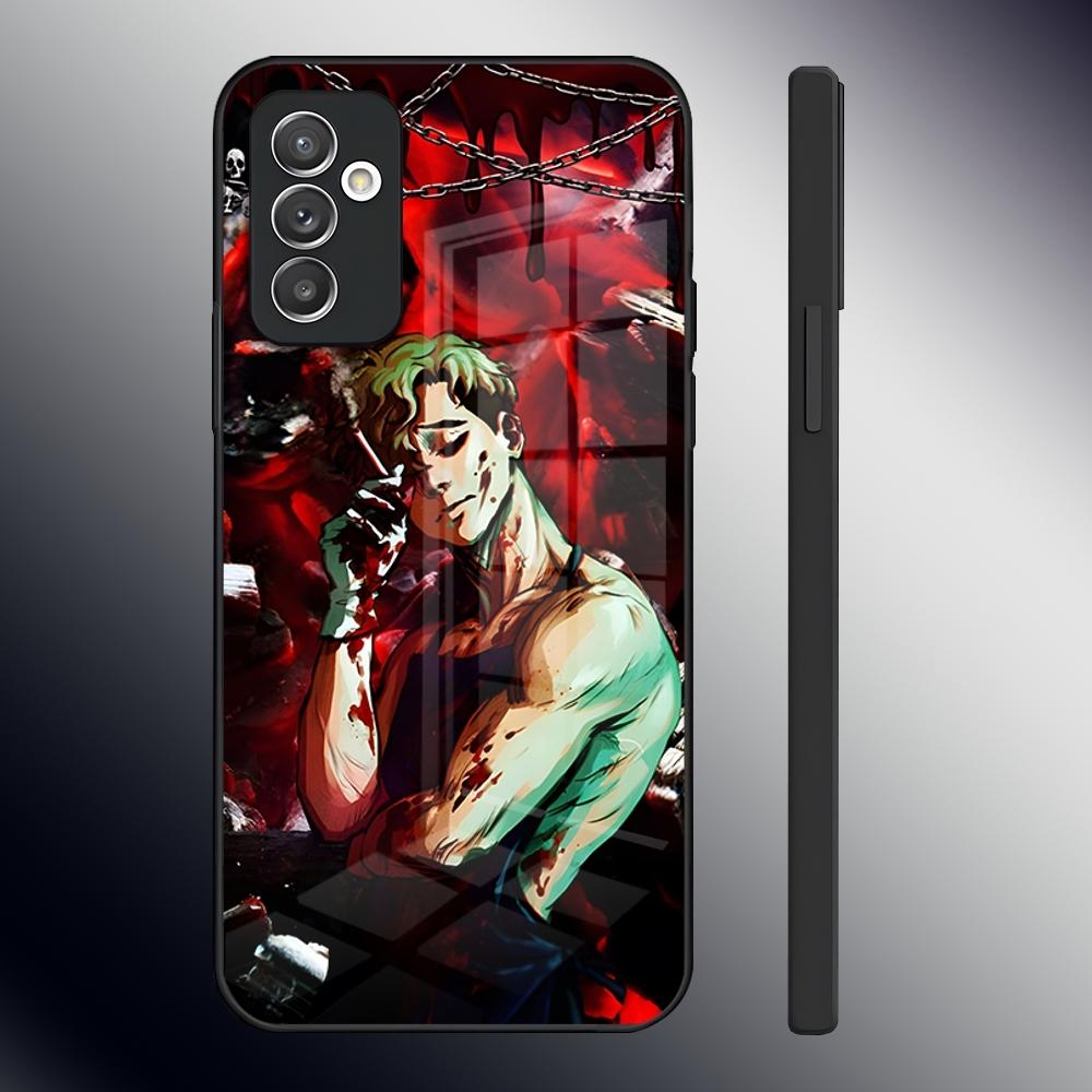 Anime Kill Stalker Phone Case For Samsung S24 Ultra S23 S22 S20 Fe S21 Plus A54 A34 A24 A53 A13 A16 Glass Back Cover