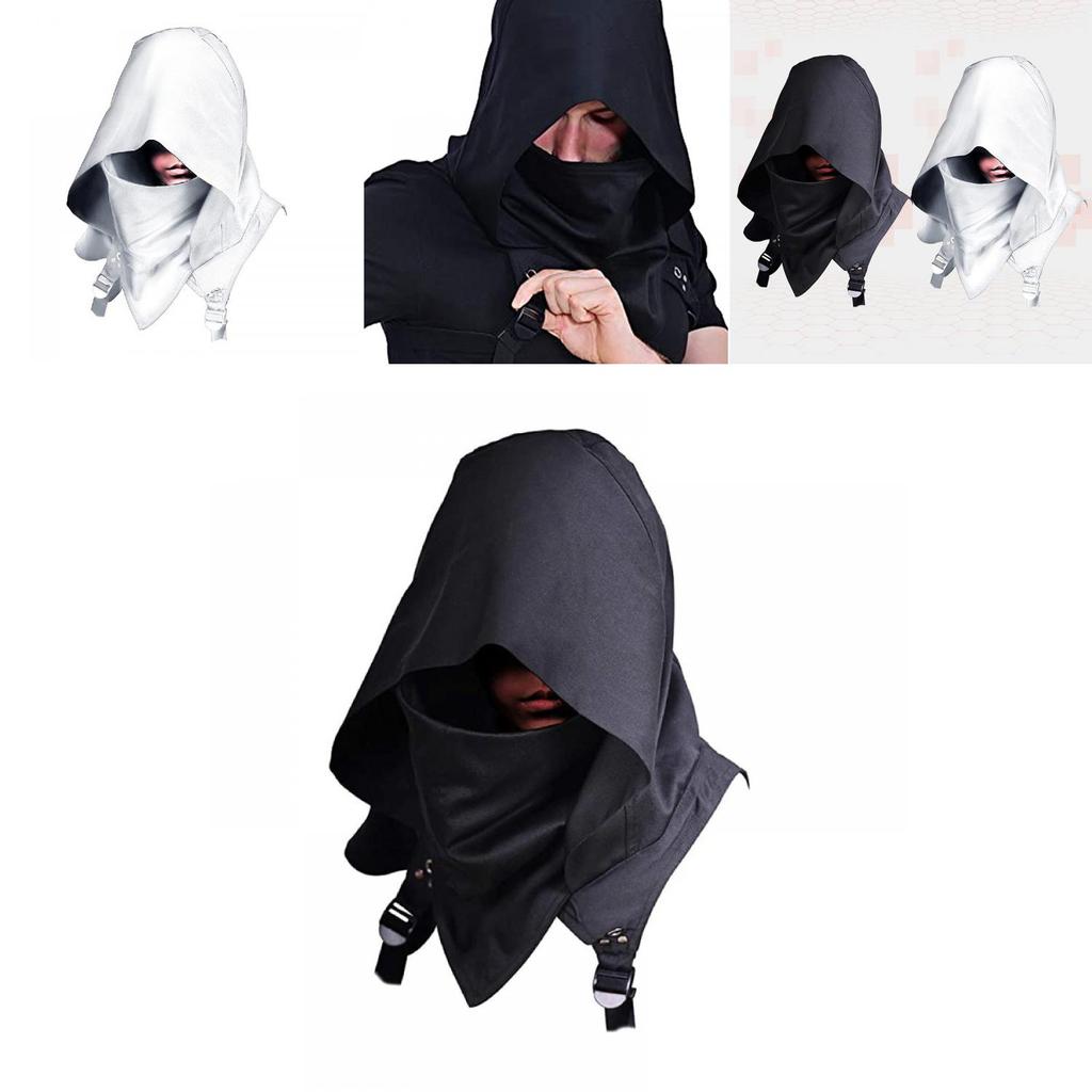 Stylish Unisex Medieval Assassin Inspired Hooded Cloak For Game Character Cosplay