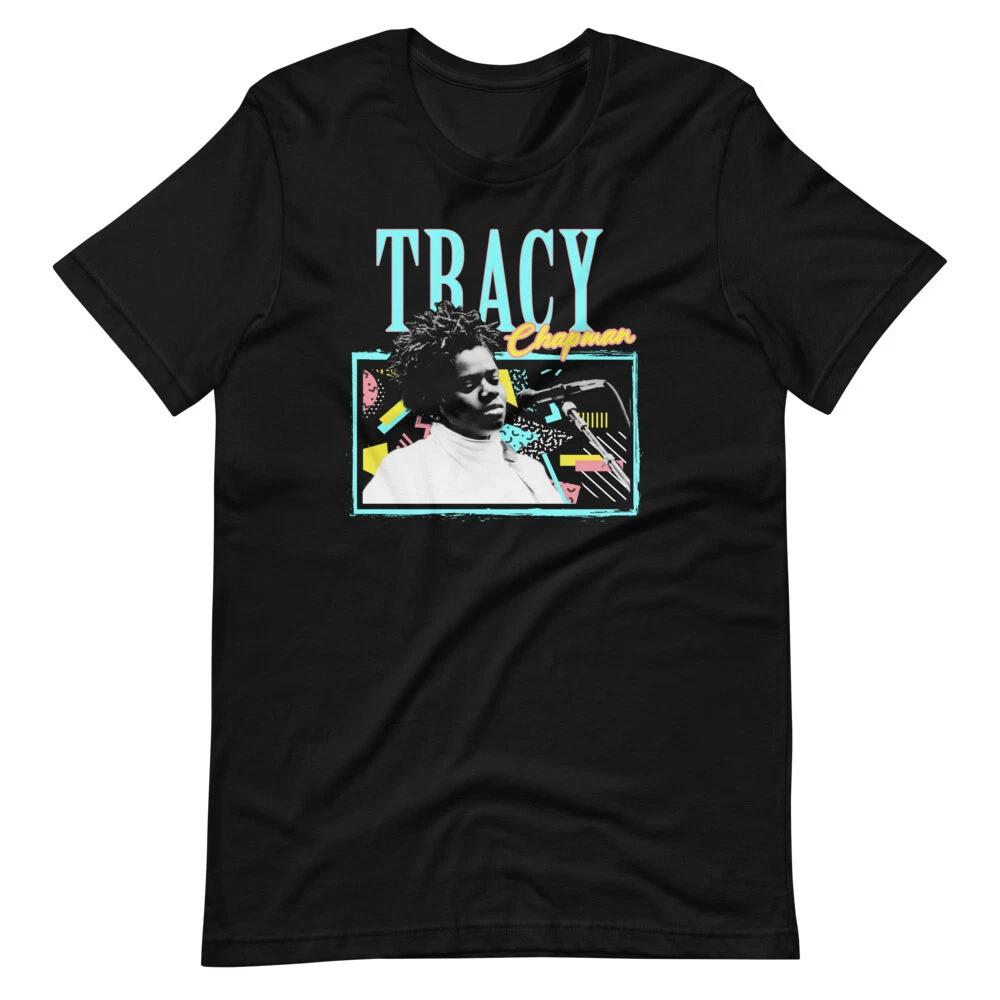 

TRACY CHAPMAN Fan Artwork Graphic Tee Shirt Unisex 100% Cotton T-shirt Mens Tees Top S