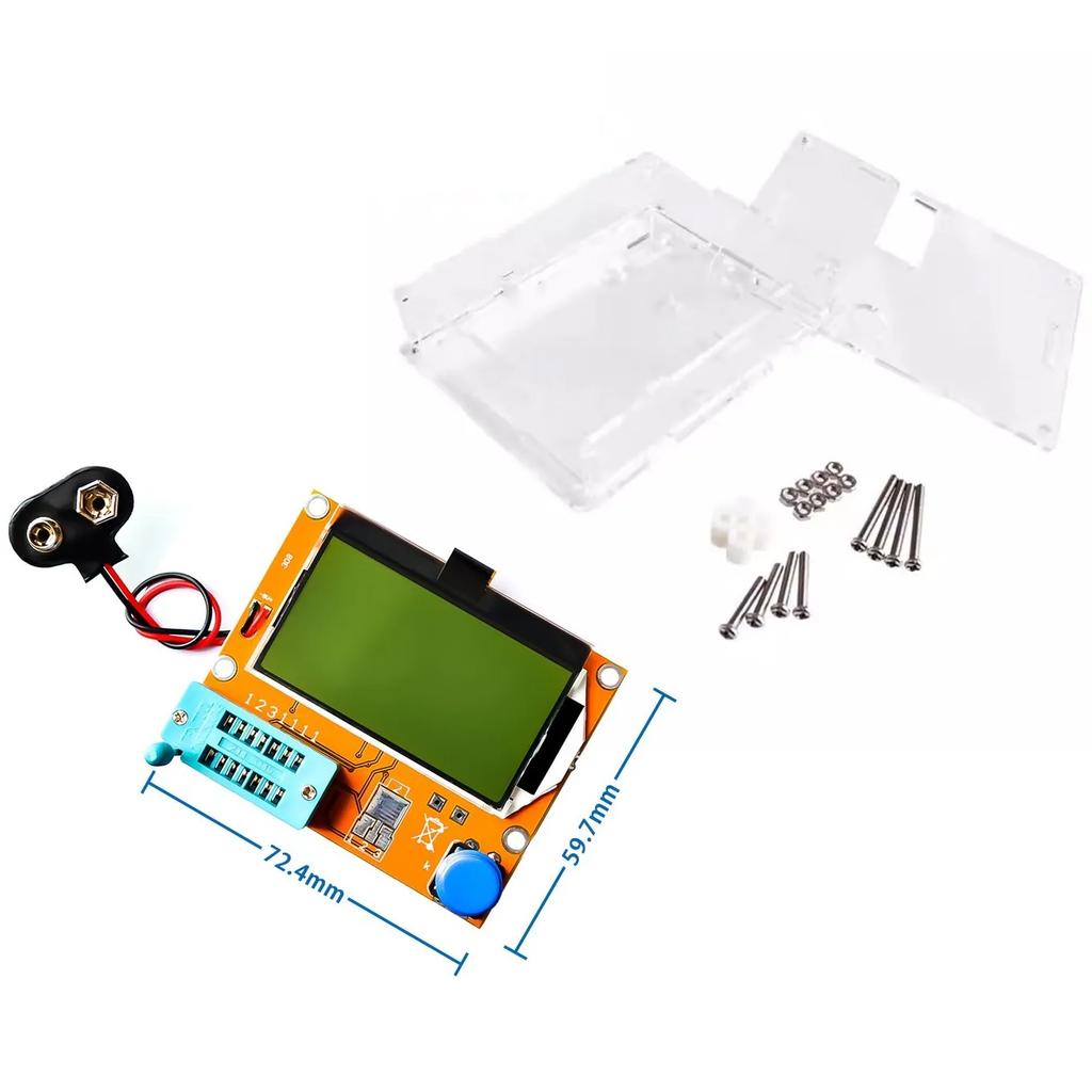 LCR-T4 ESR Meter Transistor Tester Diode Triode Capacitance SCR Inductance New M12 dropship