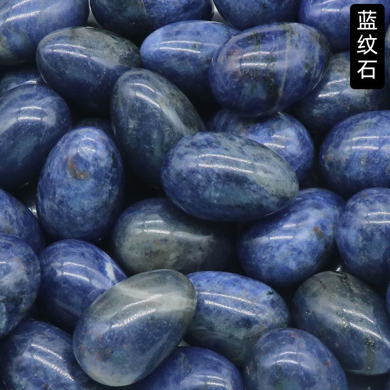 1 ks Vejcovitý 30mm Křišťálový Jadeit Malé Vejce Těžební Ptačí Vejce Kámen Velikonoční Barevné Vejce Přírodní Křišťálový Kámen Sádrové Dropshipping