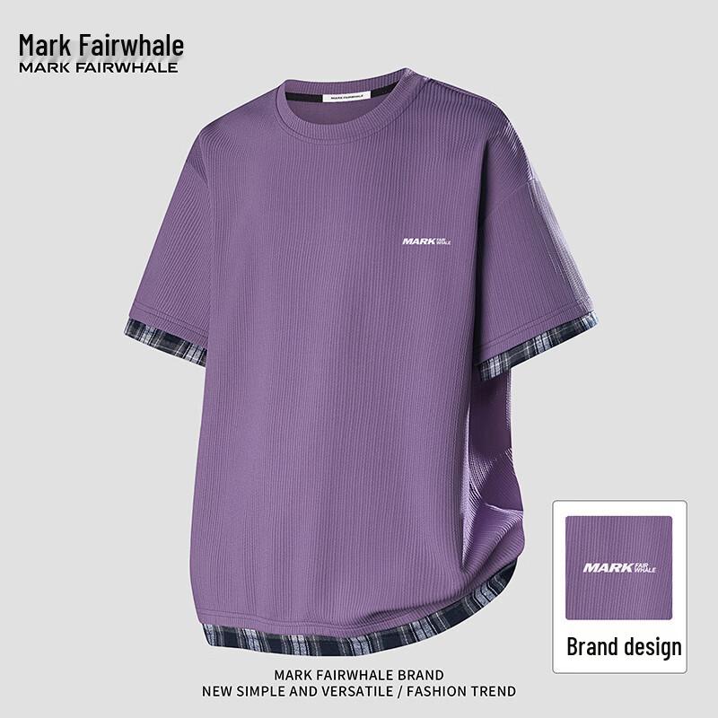 

Mark Fairwhale Men s Faux Two-Piece Short Sleeve T-Shirt XL