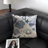 Ocean Animals Ins Cushion Cover Natural Linen Organic Fabric Double-Sided Printing Sofa Home Decor Gift Pillow Case