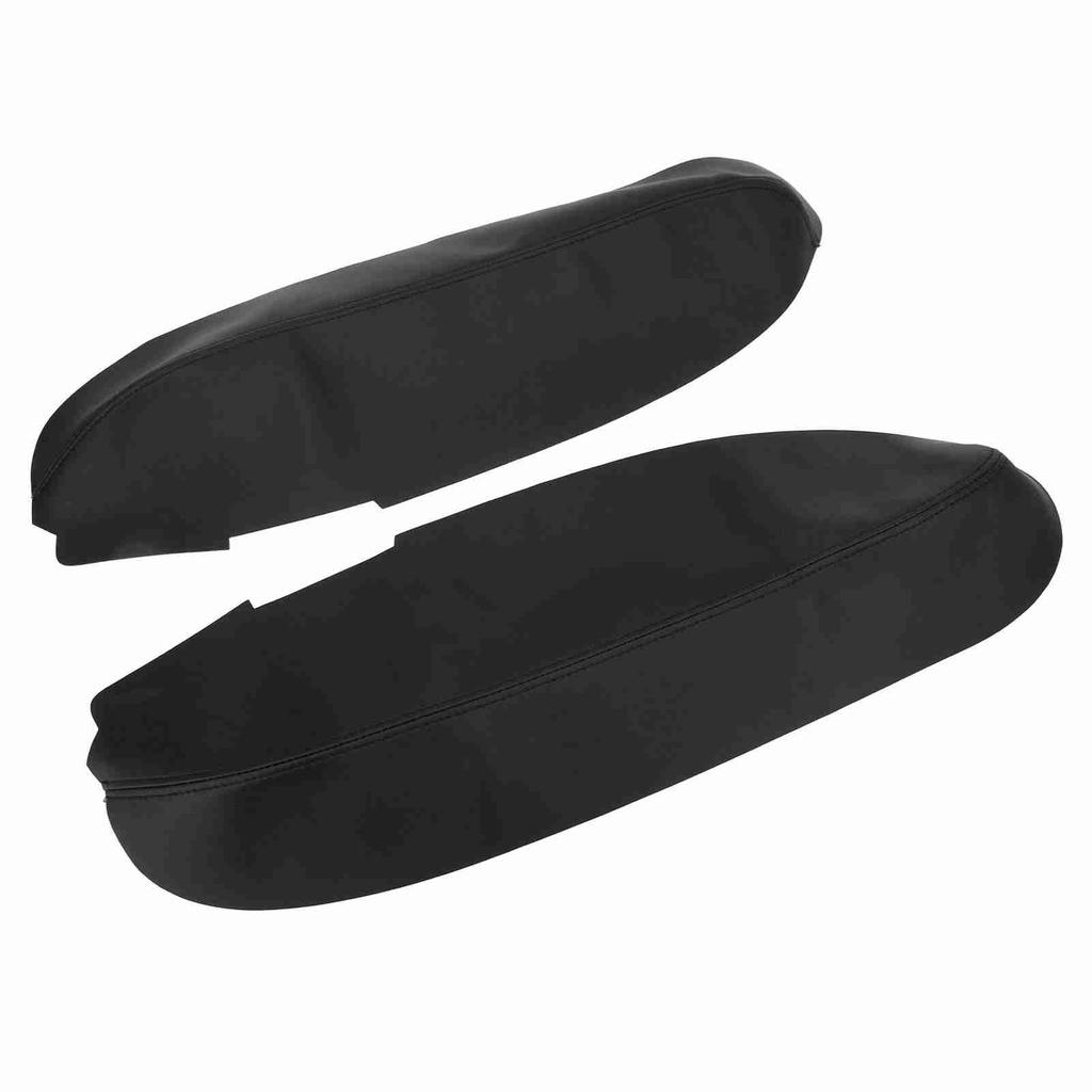 2 st Framdörrpanel Armstödsskydd Svart Konstläder Ersättning för Acura RL 2005?2012