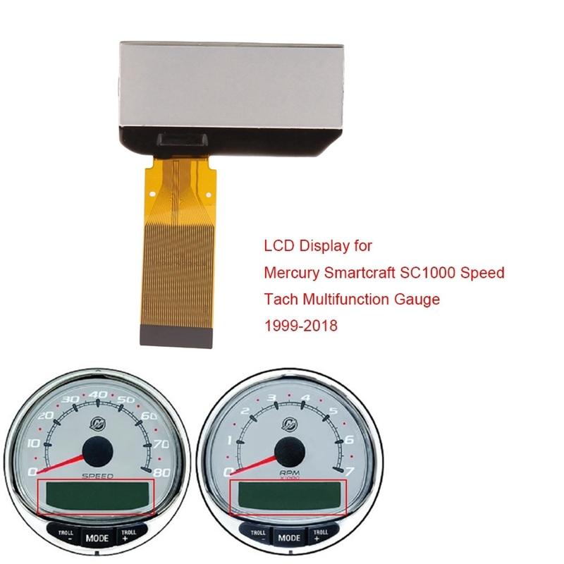 Dashboard LCD Display For Mercury Smartcraft SC1000 Speedometer Tachometer Multifunction Gauge