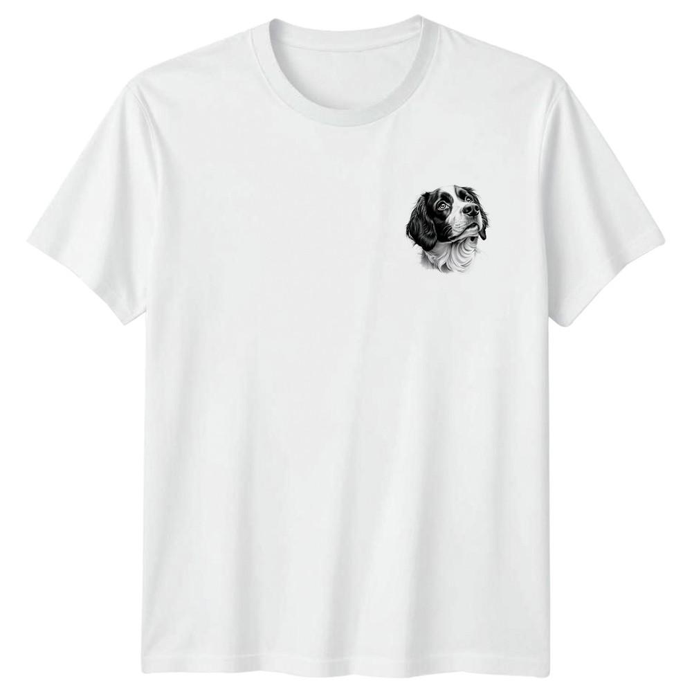 Spaniel Dog Animals Graphic Tee Unisexs Unisexs Unisex TShirt Pet Lover Art S