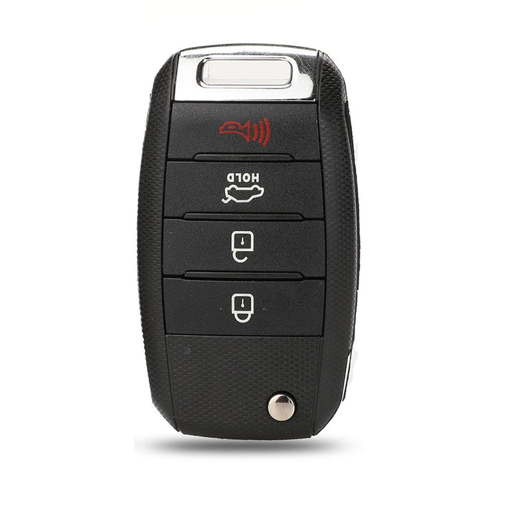 Jingyuqin 2/3/4 Buttons Remote Flid Folding Key Case Shell Cover Case For KIA Carens Cerato Forte K2 K3 K5 Car Fob Cover