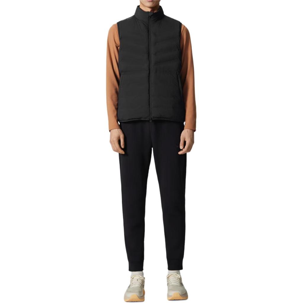 SAUCONY Woolly Comfortable Skin-Friendly Versatile Warm Sports Outdoor Casual Classic Solid Color Stand Collar Zipper Down Vest SA2269DV21L-BK001