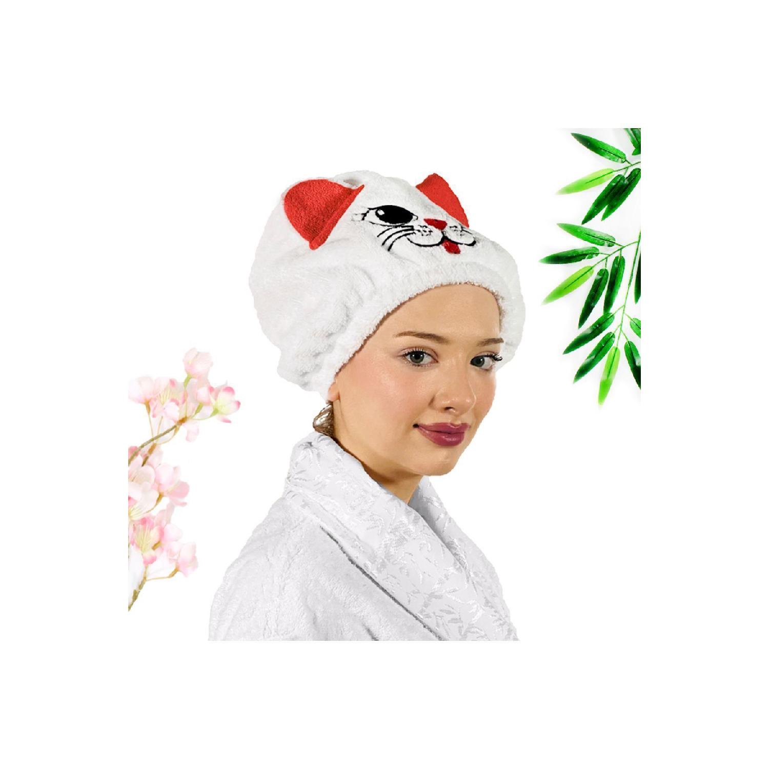 

Полотенце для сушки волос, шапочка для душа, цветок граната