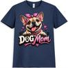 Dog Mom French Bulldog T-Shirt Cute Pet Lover Heart Design Graphic Tee