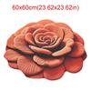 Soft Flower Carpet Non-slip Bathroom Floor Mat Peony Floor Mat  for Living Room Tea Table Bedside