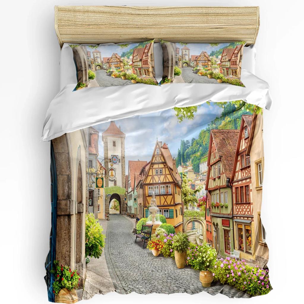 Santa Maria Della Salute Church Venice Italy Duvet Cover Bed Bedding Set Home Quilt Cover Pillowcases Bedding Set No Sheet