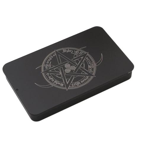 Tarot Card Case | Iron Tarot Deck Storage Holder | Lightweight, Portable Organizer for Teens, Adults, and Athletes