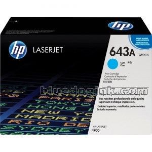 TONER HP 643A (Q5951A) cyan - cartouche authentique pour imprimantes HP Color LaserJet 4700