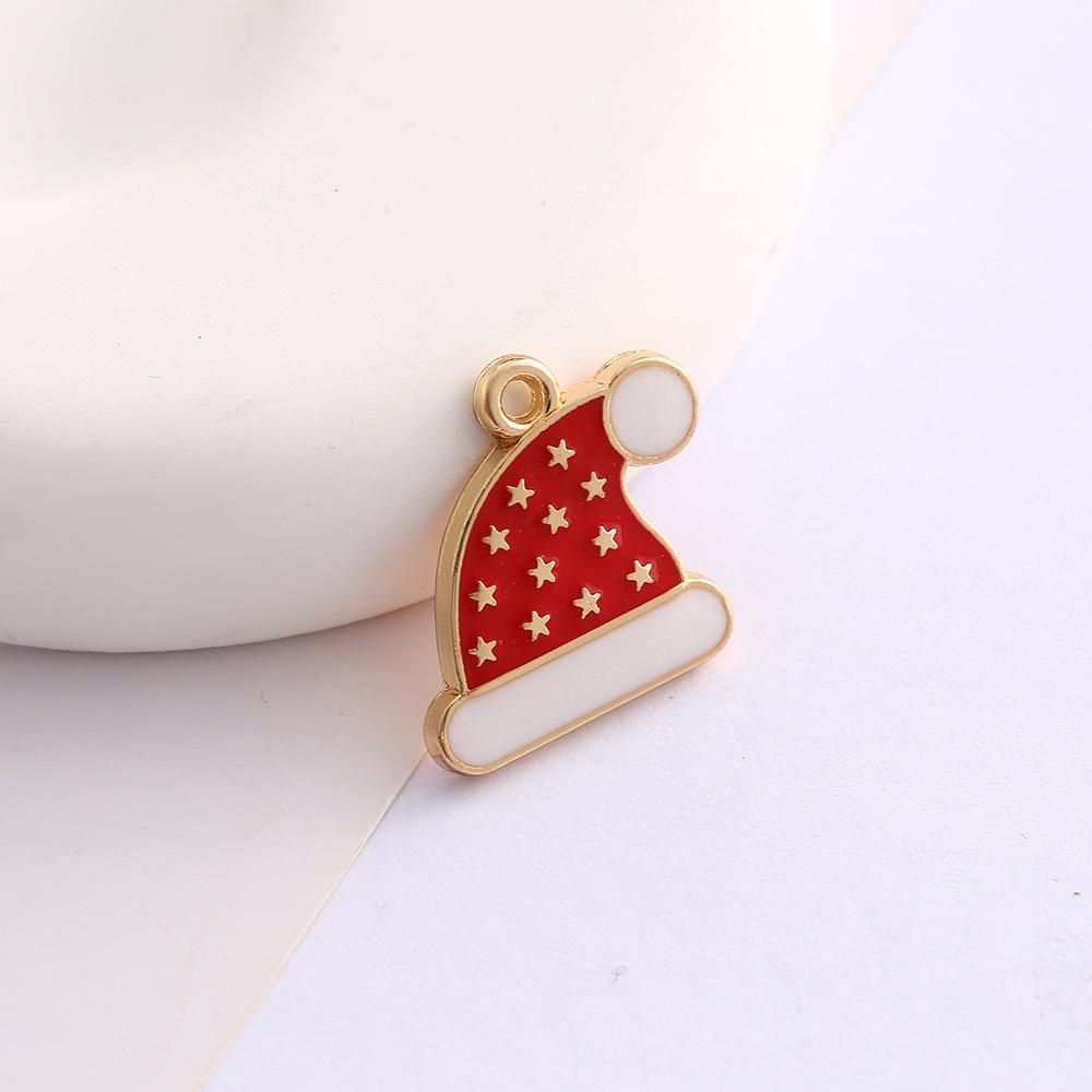 Alloy Drip Cartoon Santa Snowman Bells Diy Bracelet Pendant Pendant Accessories