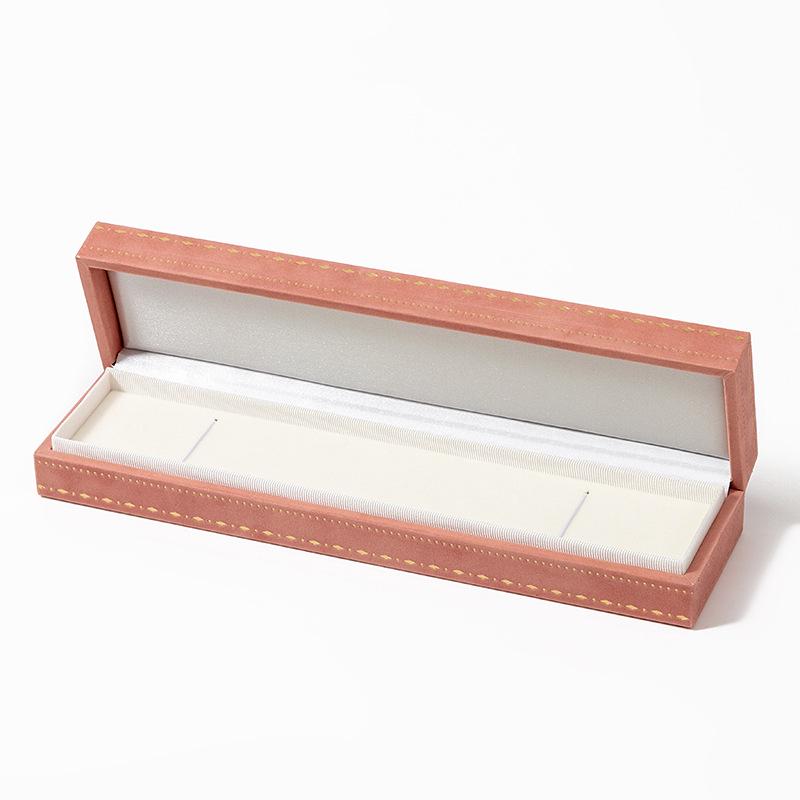 Luxurious Velvet Jewelry Box with Thickened Right-Angle Convex Edges for Rings, Pendants, and Bracelets