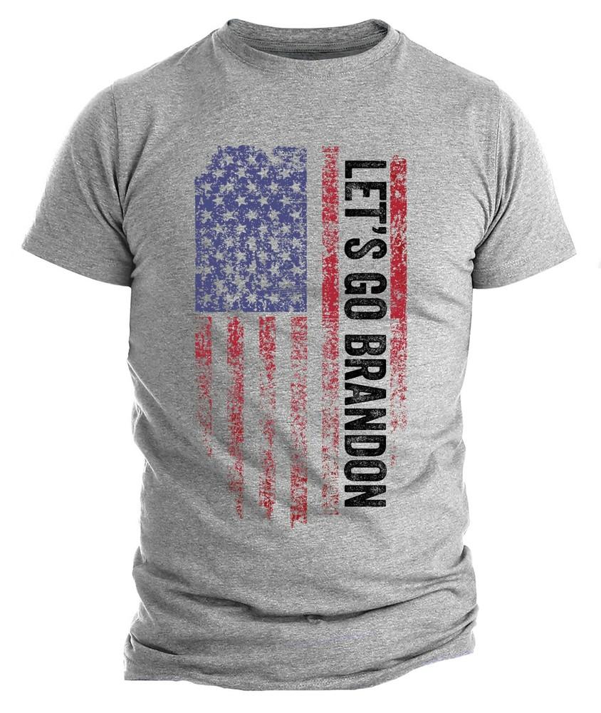 

Let s Go Brandon FJB Biden T shirt Funny Political Shirts Trump 2024 USA Flag 2XL