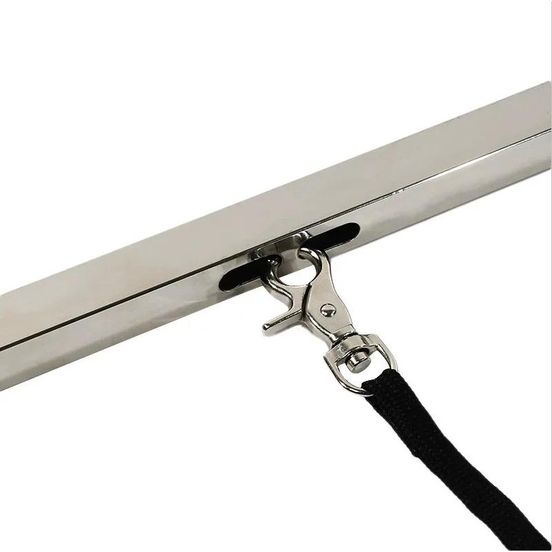 Rameno pro péči o domácí mazlíčky se svorkou Pevná nerezová konstrukce pro 100~120cm kosmetický stůl Podpora pro koupání psů a koček, úpravu srsti