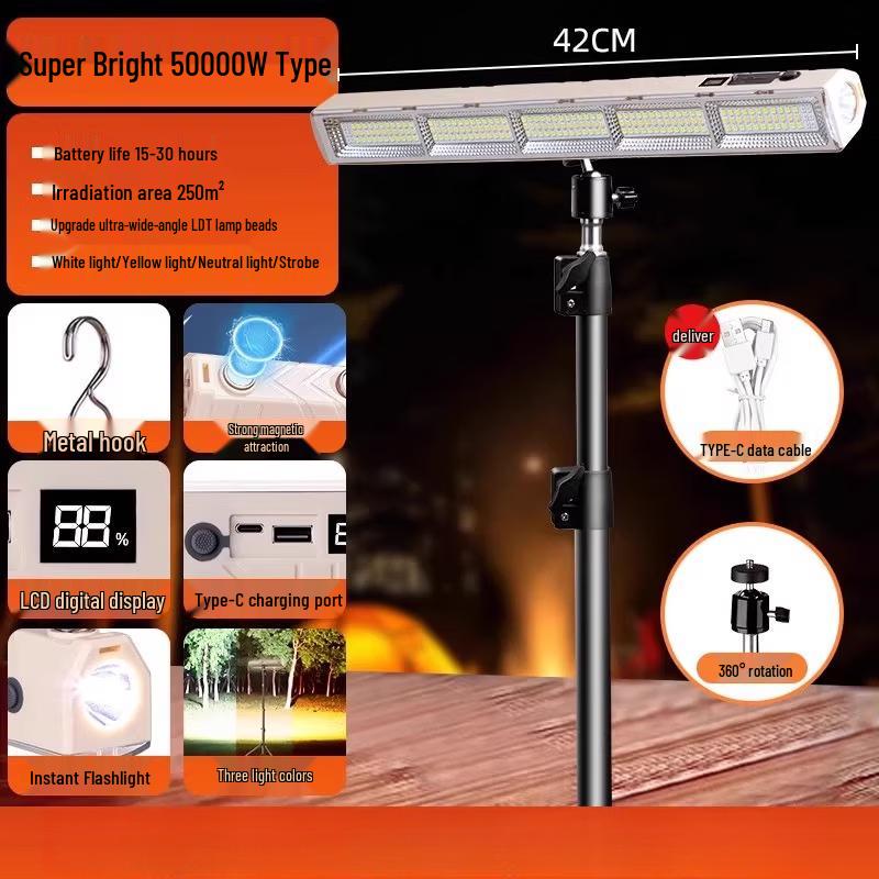 Nufeng Ultra-Bright LED Stall Light with 6000mAh Battery