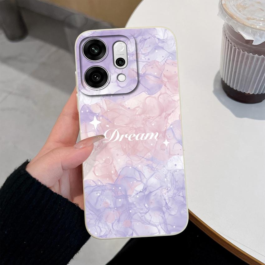 For Oppo Reno14 Pro 14F A5 A5X K13 Phone Cases Table Cartoon Cat Pattern Phone Case Camera Protection Shockproof Silicone Covers For Oppo Bumper Shell