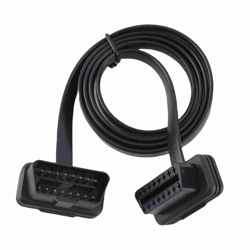 Car Auto 16 Pin Male to Female Extension Cable Diagnostic Adapter 30cmCelsius12inch Length