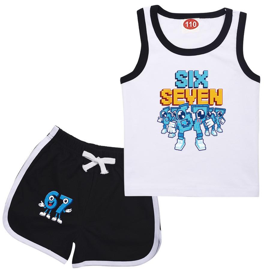 9193 Kinder Stehlen eine Gehirnfäule 67 Druck Top Hose Trainingsanzug Sets