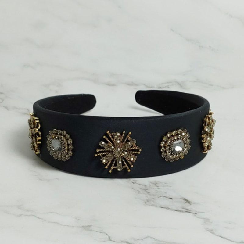 LALA Antique Jewelry Hairband - Black