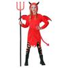 Kids' Red Devil Satan Cosplay Costume