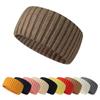 Soft Knitted Headband Wide Elastic Headband Casual Sports Hairbands  Unisex