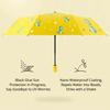 Frischer Stil Niedlicher Cartoon Manueller Regenschirm Leicht Tragbarer Faltregenschirm Winddichter Regenschirm Outdoor