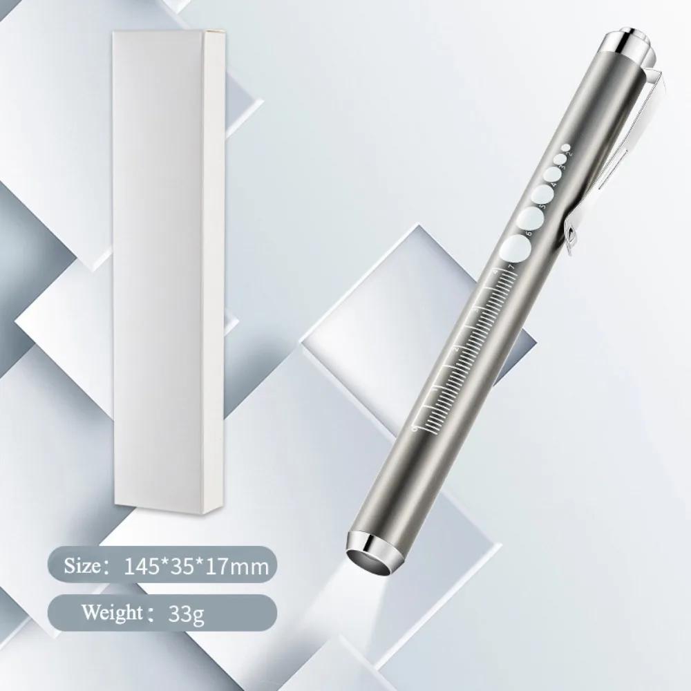 Mini Portable Medical Nurses Penlight Medicals with Clip Flashlight with Clip Water-Resistant Reusable LED Pocket Torch