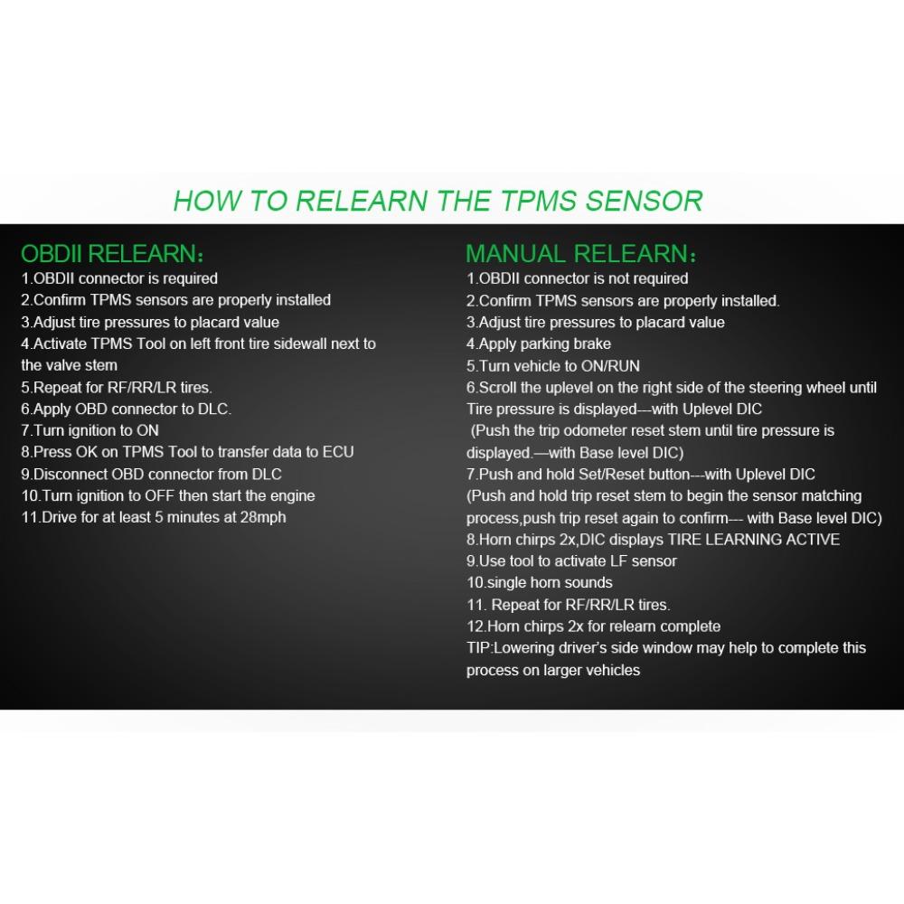 Sada 4 senzorů TPMS, Systém monitorování tlaku v pneumatikách 315 MHz pro GM| GMC | Chevy | Buick | Cadillac Náhrada OE#13598771, 13598772, 13586335, 13581558