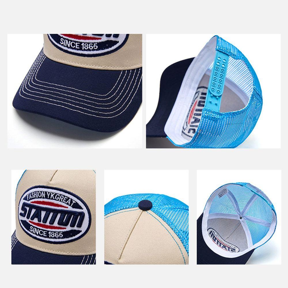 Summer Baseball Cap Breathable Snapback Cap Fashion Sun Hat  for Men Women