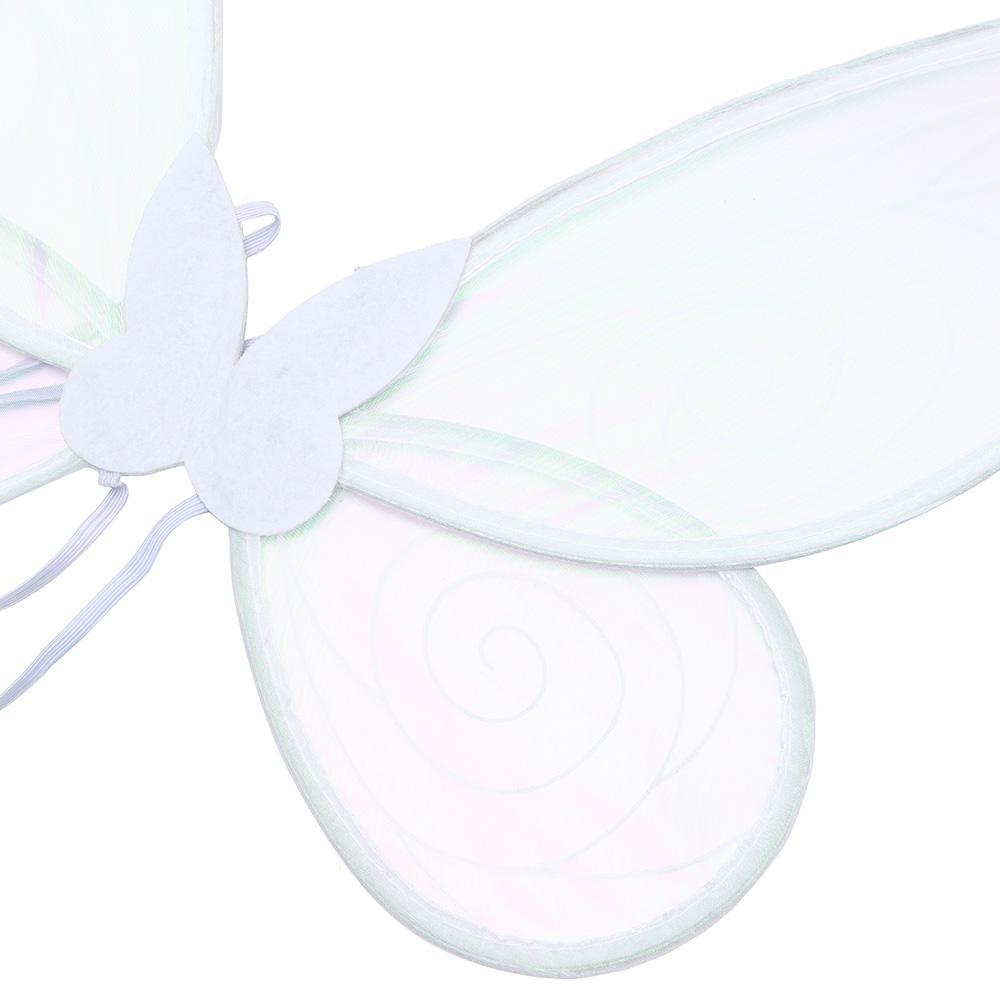 Aripi de zână sclipitoare, costum de Halloween, aripi de fluture cu coroană de flori și urechi de elf, cadou de petrecere