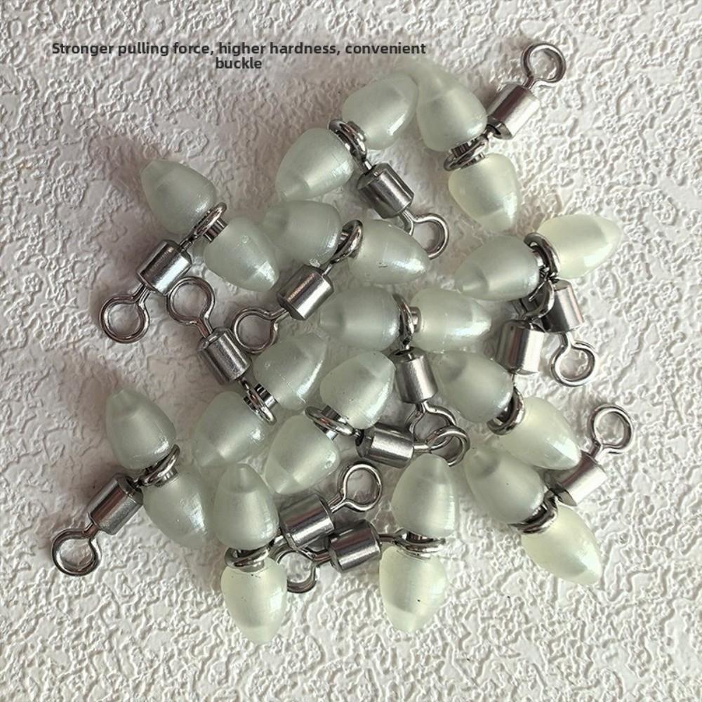 Rolling Design 3-Way Fishing Swivels Luminous Feature T-Shape Swivels  Outdoor Sports